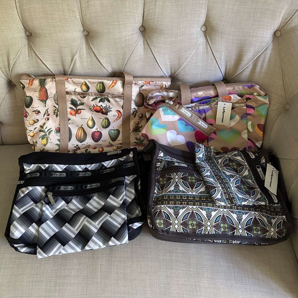 Lesportsac Tote w Pochette Bundle NWT